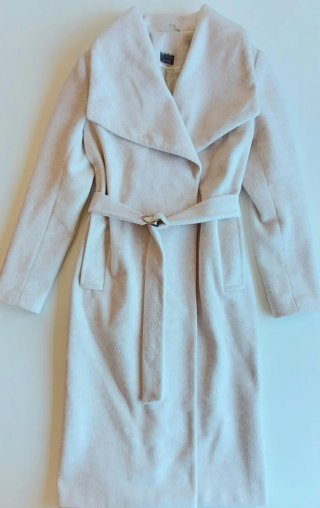 Abrigo largo mujer beige Talla 38