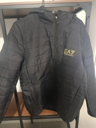Chaquetón EA7 Emporio Armani Negro
