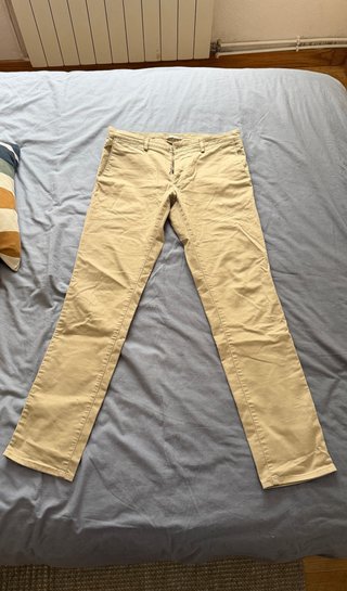 Pantalón Chino Mango Beige Talla 42