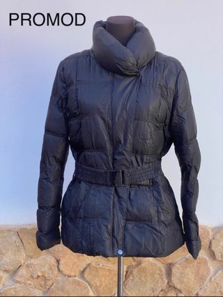 Chaqueta Acolchada Negra Promod