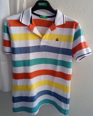 Polo Benetton Rayas Niño