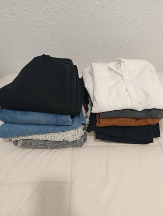 Lote de 8 prendas mixtas de ropa para mujer.