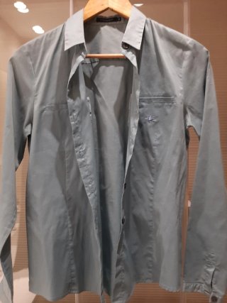 Camisa Burberry Azul Turquesa