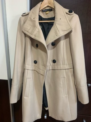 Abrigo Stradivarius Beige