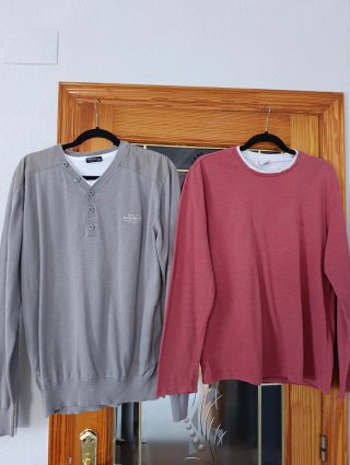 Lote de jersey y camiseta de hombre