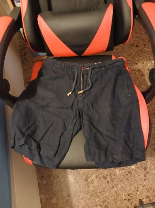 Pantalón corto azul talla 38