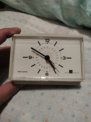 Sveglia vintage Remington funzionante