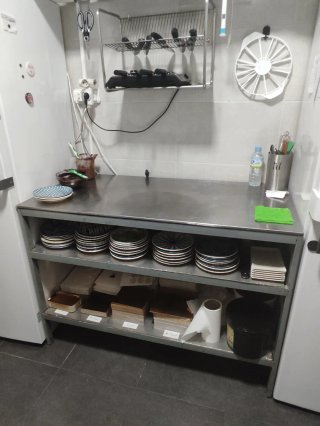 Mesa de Trabajo de Acero Inoxidable