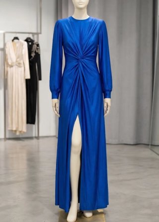 Vestido de fiesta azul talla 3XL