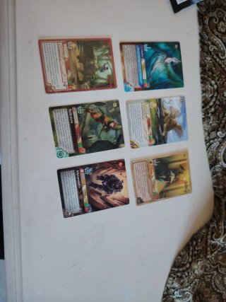 Lote de 6 Cromos Fantasy Riders