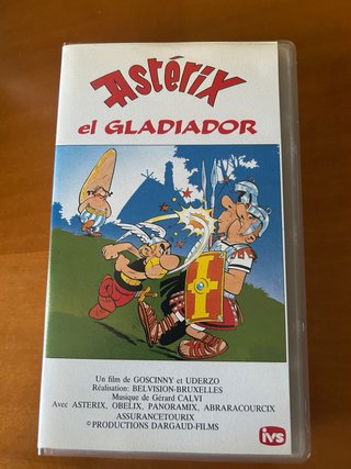 VHS Astérix el Gladiador