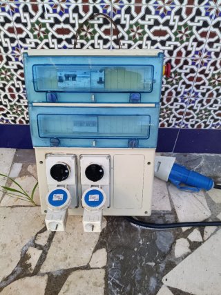 Cuadro eléctrico de obra