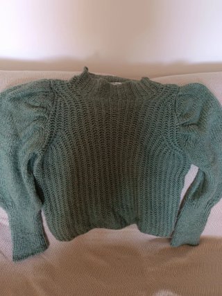 Jersey de punto grueso verde