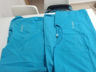 2 Ponchos Toalla Olaian Turquesa