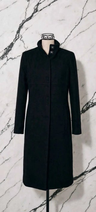 Abrigo largo negro Phard Italia  talla M
