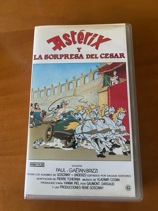 VHS Asterix y la sorpresa del Cesar