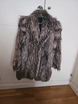 Chaquetón de piel de zorro