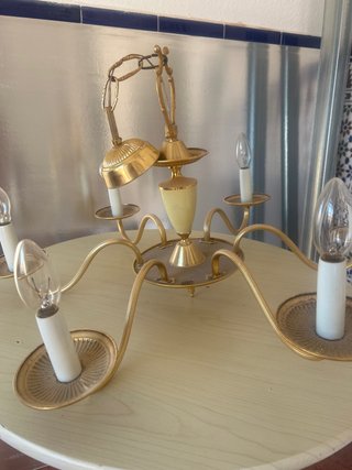 Lámpara de techo antigua estilo araña