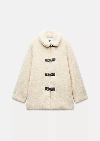 Abrigo de borreguito Zara