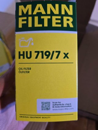 Filtro de aceite Mann-Filter HU 719/7 x