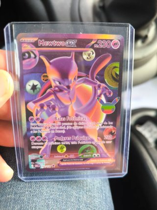 Carta Pokémon Mewtwo ex 30 Aniversario (ESP)