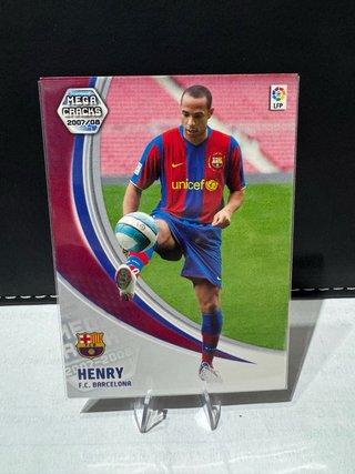 Cromo Henry Megacracks 2007/08 FC Barcelona