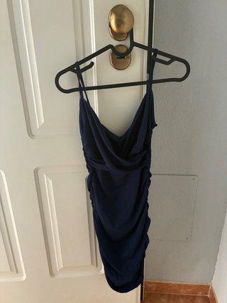 Vestido corto azul