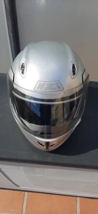 Casco Modular NZI Convert II Plateado