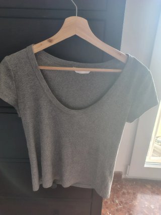 Camiseta gris H&M