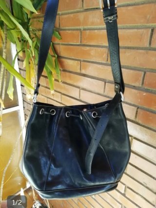 Bolso de Piel Negro