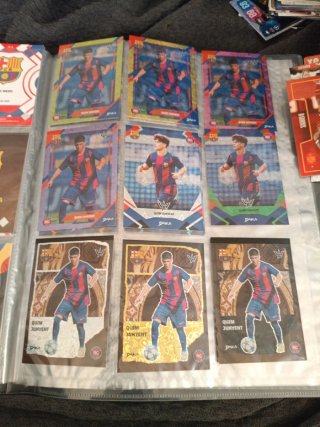 Pack 9 Cromos Quim Junyent rc FC Barcelona