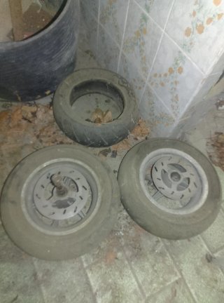 3 Ruedas para Mini Moto