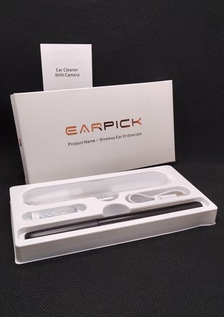Otoscopio WiFi 1080P HD con Cámara y 6 Luces LED
