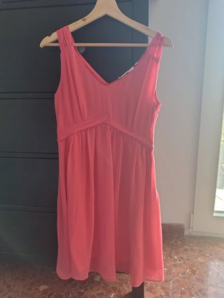 Vestido Naf Naf color Naranja-Salmón