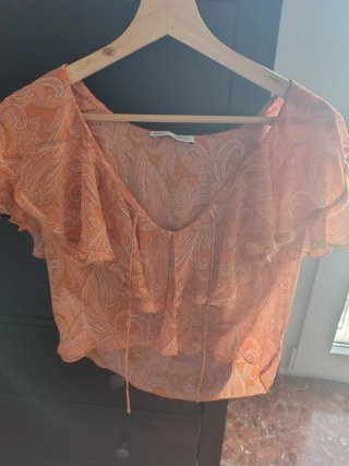 Blusa Mango Estampada