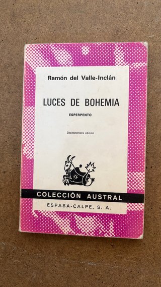 Luces de bohemia – Ramón del Valle-Inclán (EVAU)