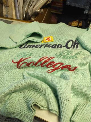Jersey de punto verde Talla M