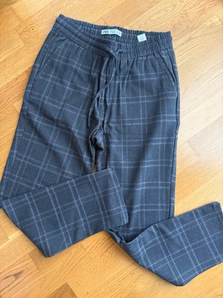 Pantalón Zara Hombre Gris Talla M
