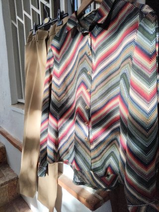 Camisa Mujer Estampada Talla XL