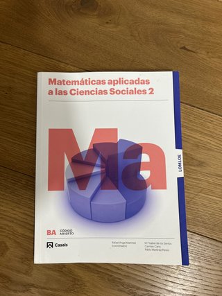 Matemáticas Aplicadas a las Ciencias Sociales 2...