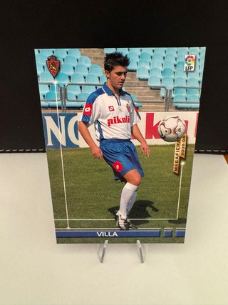 Cromo Rookie Card RC Villa Mega Fichas 2003/04