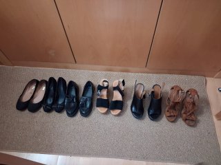 Lote de 6 pares de zapatos mujer
