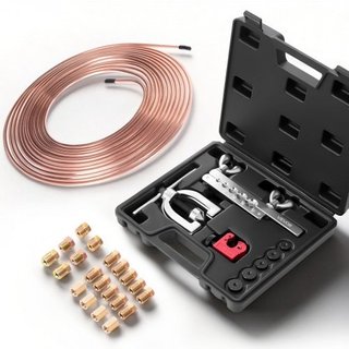 Juego abocardador para reparar tubo de freno a 45°