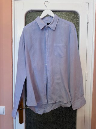 Camisa de lino Zara Man