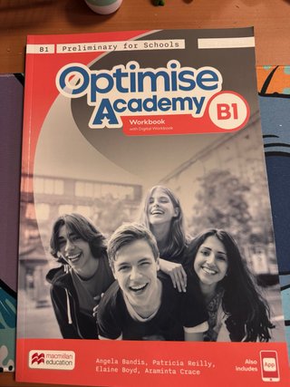 OPTIMISE ACADEMY B1 workbook