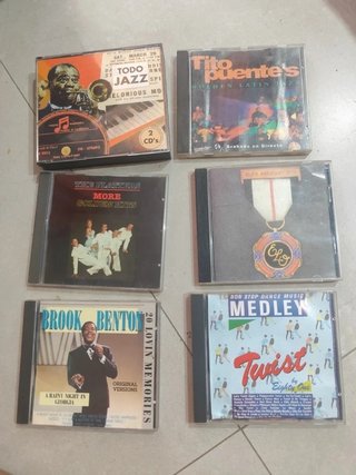 Lote 5 CDs Clásicos Jazz, Soul, Pop-Rock y...