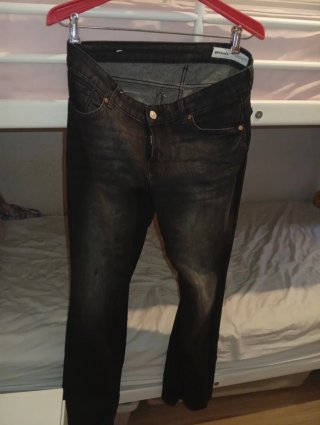 Pantalón Vaquero Bershka Tiro Bajo