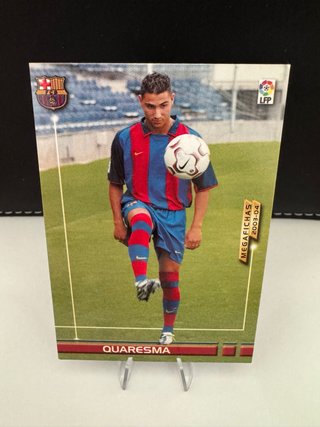 Cromo Megafichas Quaresma 2003-04 Nuevo Fichaje