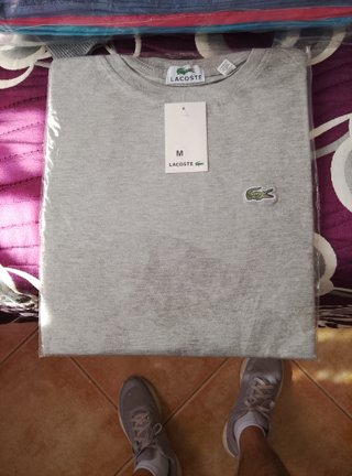 Camiseta Lacoste Gris Talla M