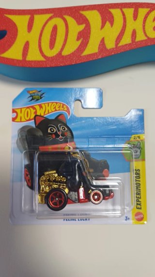 Hot Wheels Feline Lucky Negro.